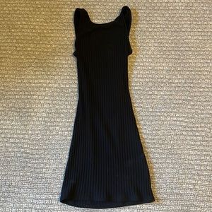 Womens ribbed body con dress